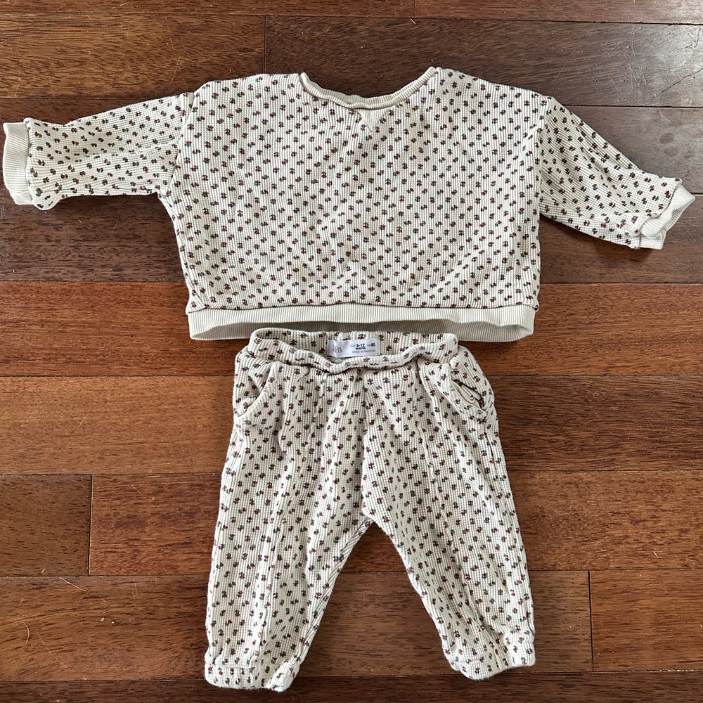 Zara floral matching set